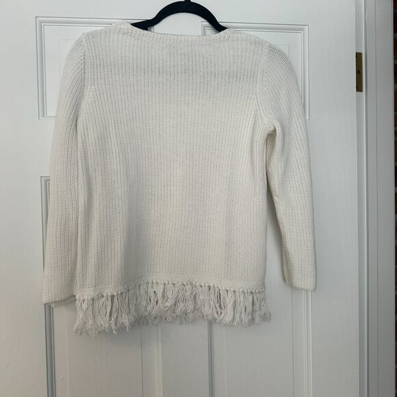 Loft Fringe Hem Sweater - Picture 2 of 3